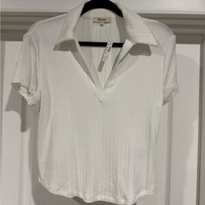 Madewell  Polo Collar Top